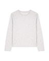 Dames T-shirt Stanley Stella Muser Long Sleeve Cool Heather Grey